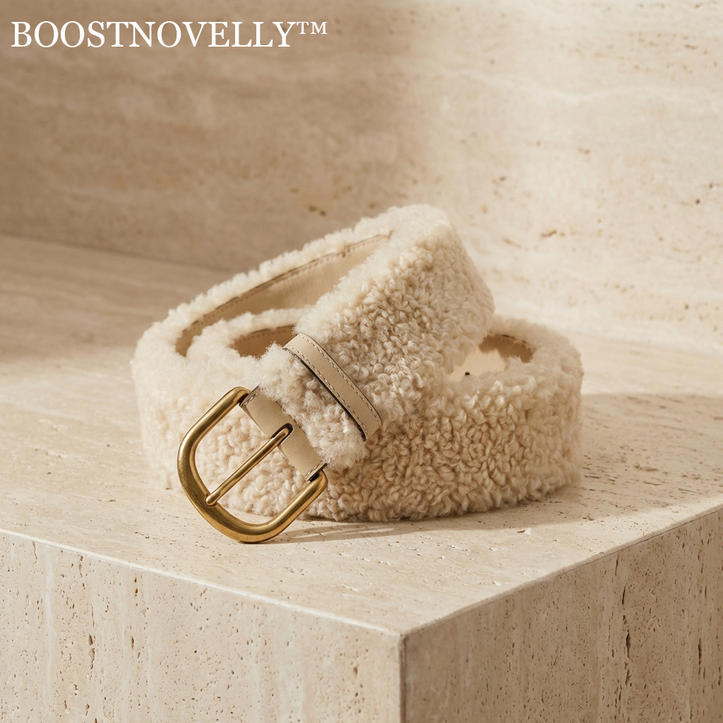 ☁️ THE BOREAL SHEARLING CINCH